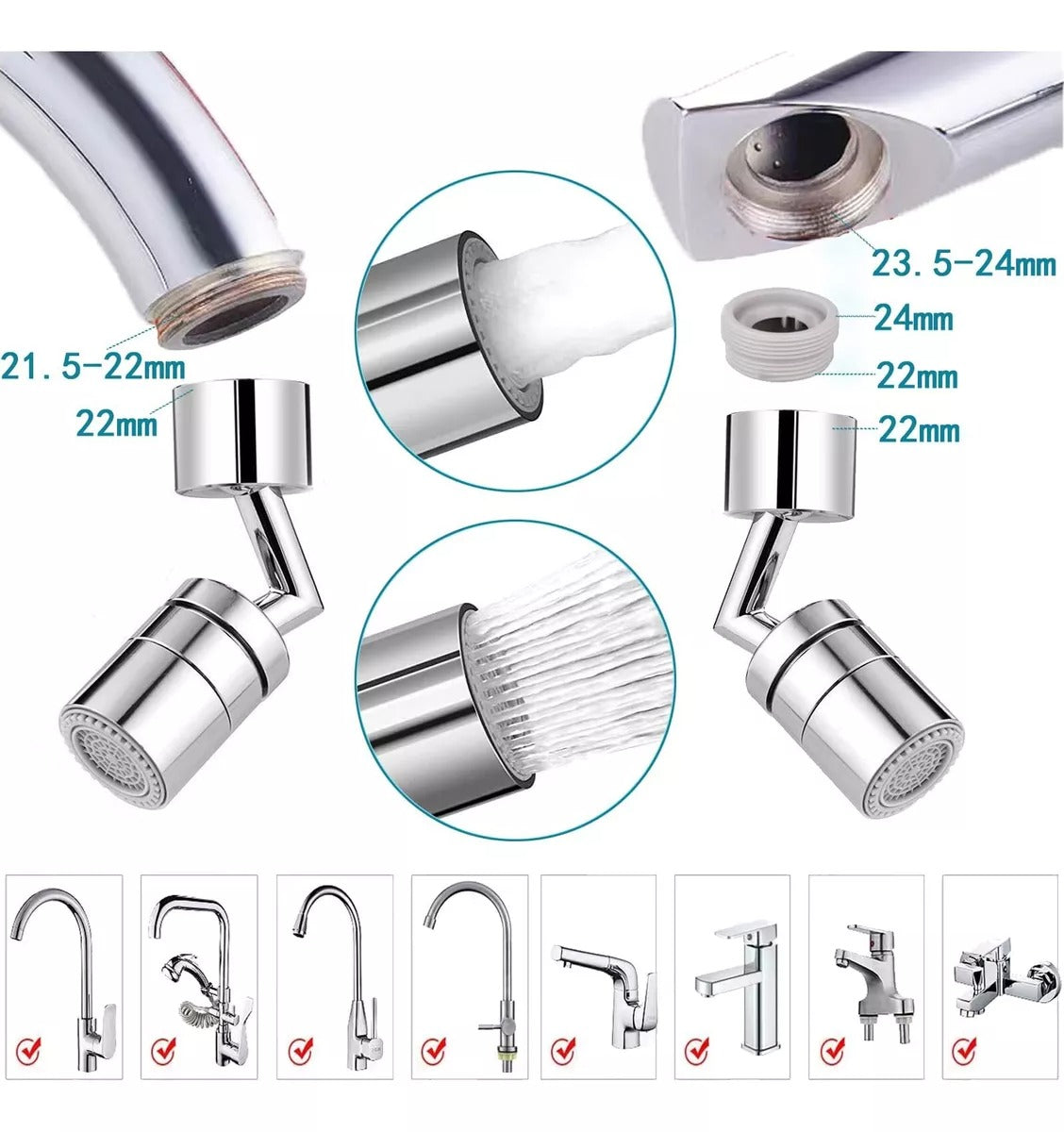 GRIFO GIRATORIO 720°